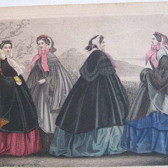 5 Godey prints in good condition